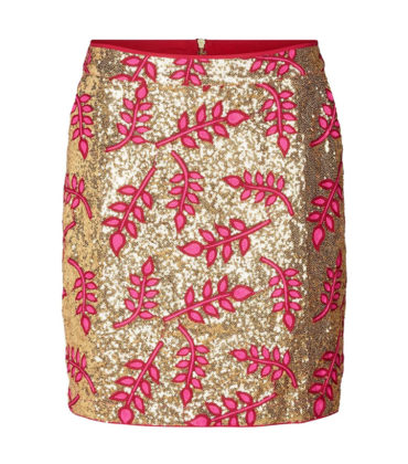 Sequin Embroidered Skirt